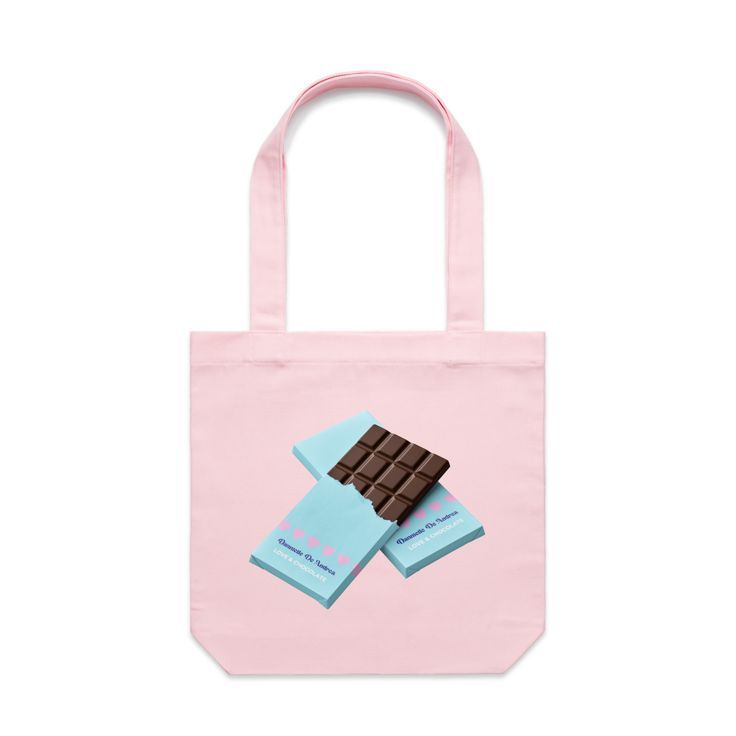 Dannielle De Andrea | Love & Chocolate Tote Bag