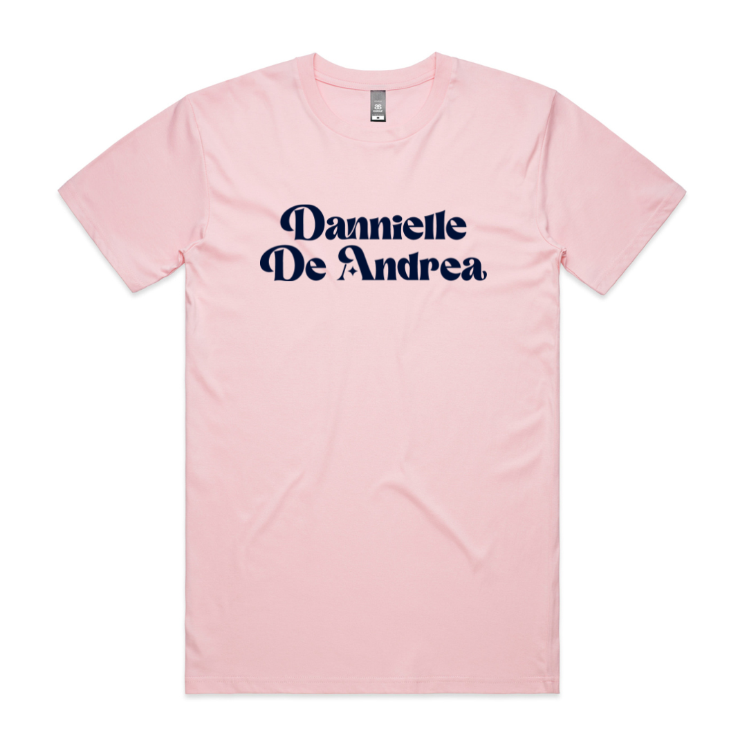 Dannielle De Andrea | Navy Logo Unisex T Shirt